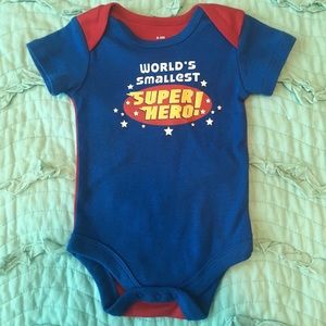 NWOT Superhero Onesie